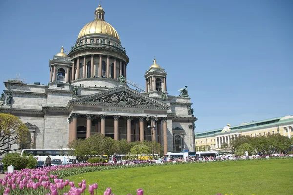 La Catedral de San Isaac en San Petersburgo, Rusia . — Foto de Stock