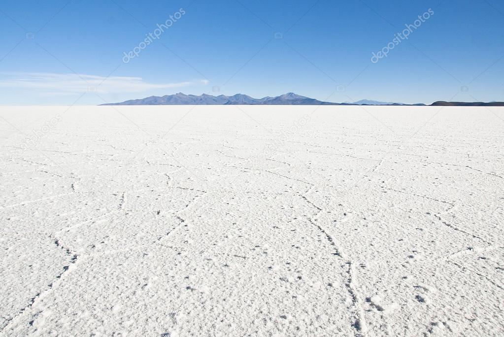 Salt desert, Salar de Uyuni in Bolivia.