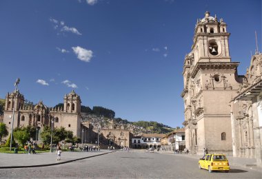 Cuzco, Peru 'daki Plaza de Armas.