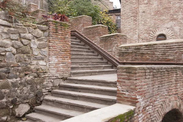 Old stone steps, Old Tbilisi, Georgia.