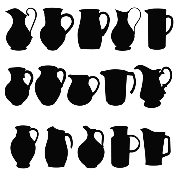 Jugs — Stock Vector