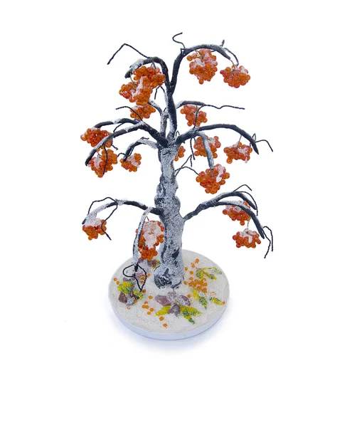 Zimą drzewa koralik — Zdjęcie stockowe