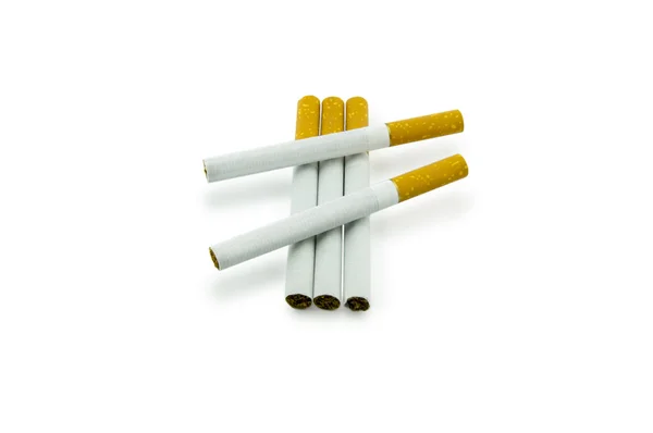 Cigarette isolated on a white background — Stock Photo, Image