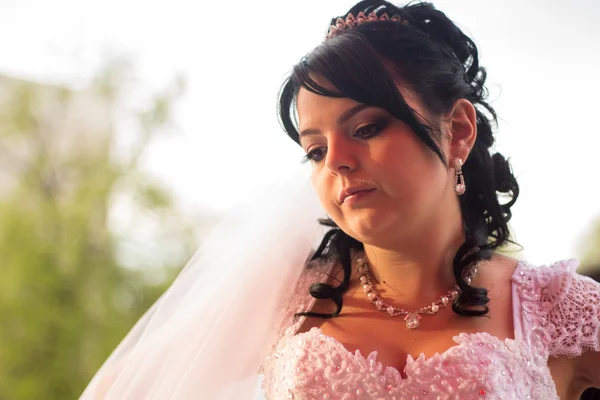 Portrait of a beautiful bride — Stock Photo, Image