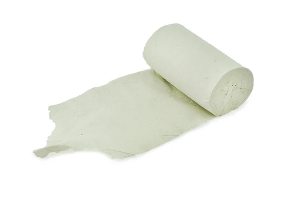 Simple toilet paper on white background — Stock Photo, Image