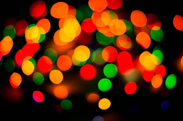 Bokeh de luces de Navidad, fondo abstracto — Foto de Stock