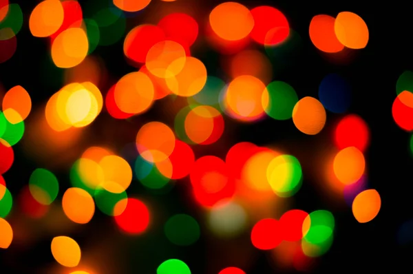 Bokeh de luces de Navidad, fondo abstracto — Foto de Stock