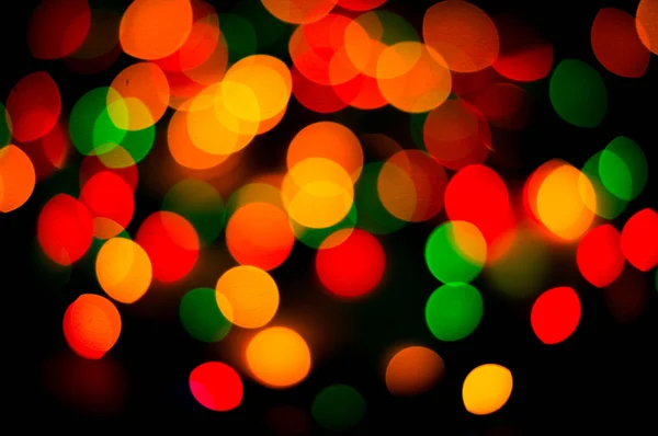 Bokeh de luces de Navidad, fondo abstracto —  Fotos de Stock