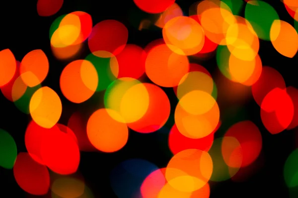 Bokeh of christmas lights , abstract background — Stock Photo, Image