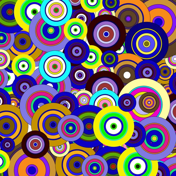 Cercle motif coloré — Image vectorielle