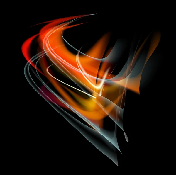 Burn flame fire vector abstract background — Stock Vector