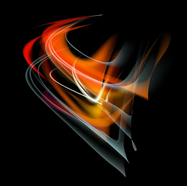 Brûler flamme feu vecteur abstrait fond — Image vectorielle