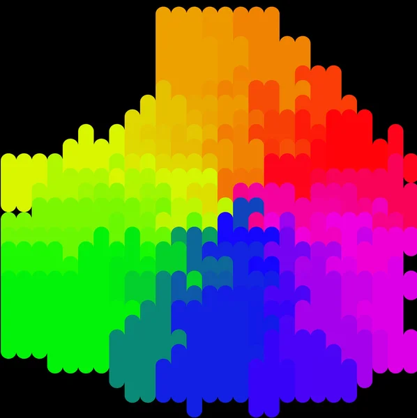 Αφηρημένη πολύχρωμο διάνυσμα - φόντο — Διανυσματικό Αρχείο