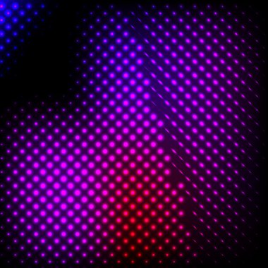 Siyah ve vektör üzerindeki soyut arkaplan renkli ışıklar.