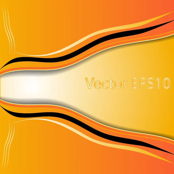 Elegant  abstract orange background — Stock Vector