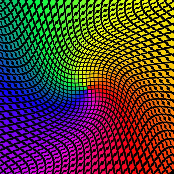 Vektorové pozadí s barevnými světly mozaiky — Stockový vektor