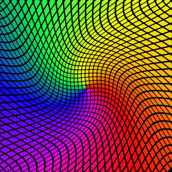 Fond vectoriel avec des mosaïques de lumières colorées — Image vectorielle