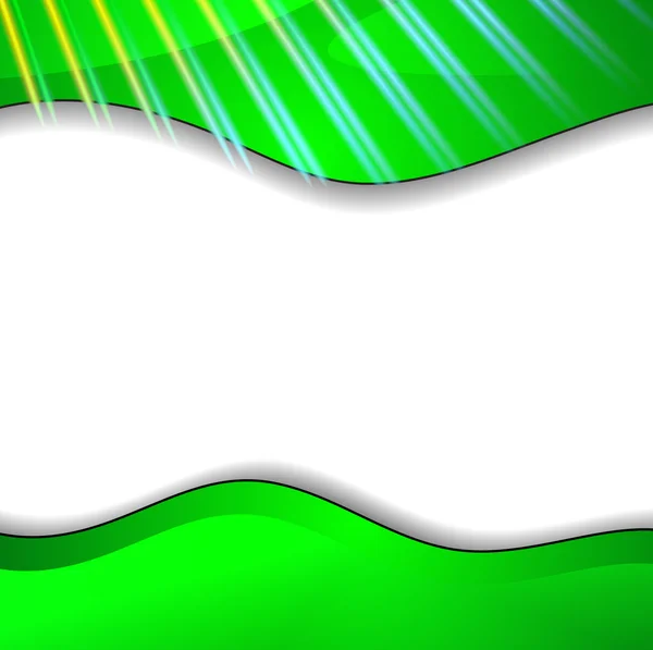 Textura de tela verde fondo — Vector de stock
