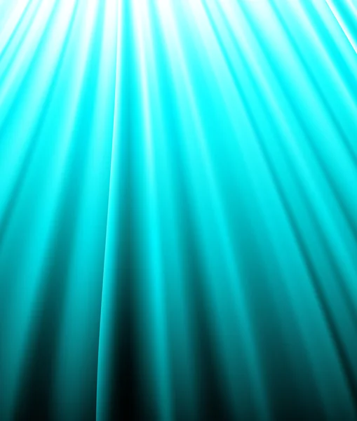 Achtergrond van blauwe lichtgevende stralen. — Stockvector