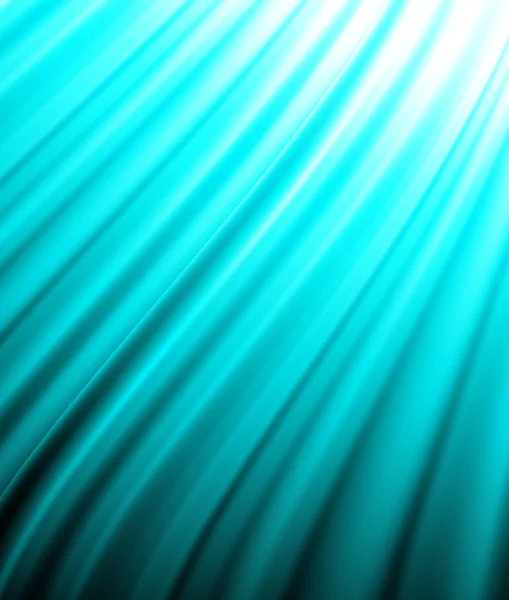Background of blue luminous rays. — Stock Vector