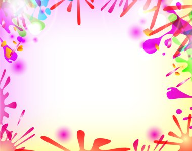 soyut el yapımı suluboya sıçramalarına