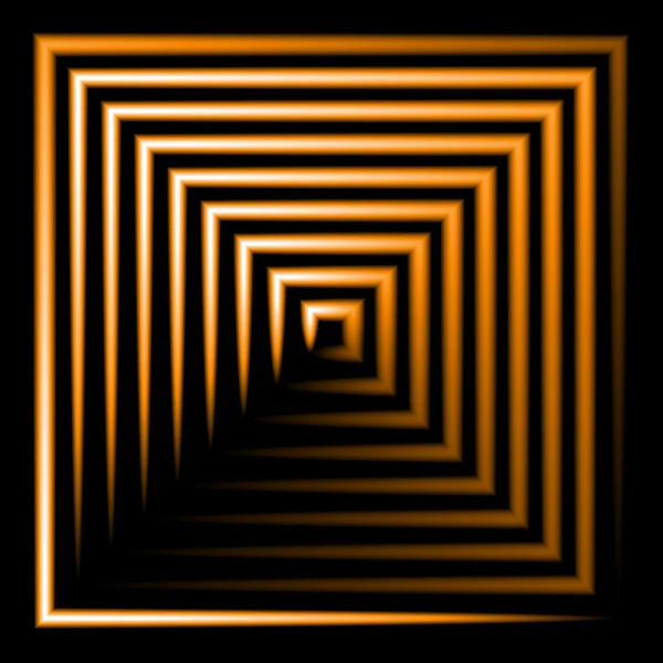 Πορτοκαλί νέον τετραγωνικά διάνυσμα φόντο — Διανυσματικό Αρχείο