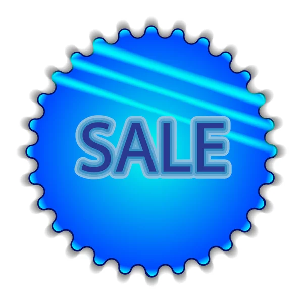 Big blue button labeled "SALE" — Wektor stockowy