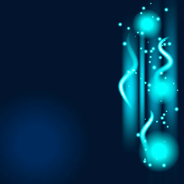 Расплывчатый абстрактный синий подкладка фона свечения . — стоковый вектор