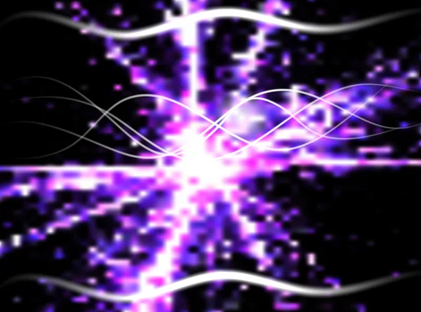 Borroso abstracto púrpura luz efecto fondo — Vector de stock