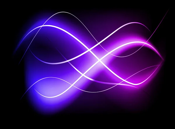 Pozadí rozmazané abstraktní fialové světlo efekt — Stockový vektor