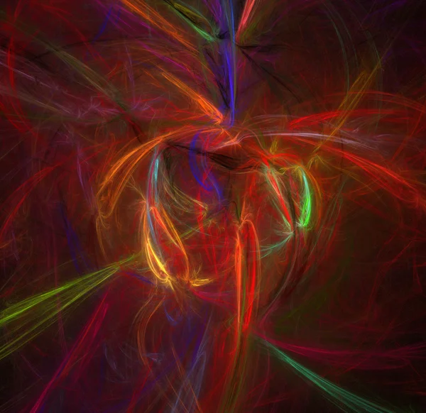 Abstract color pattern of motion neon lights — Stock Photo, Image