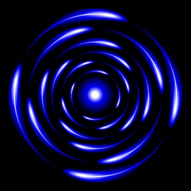 mavi parlak küre. arka plan