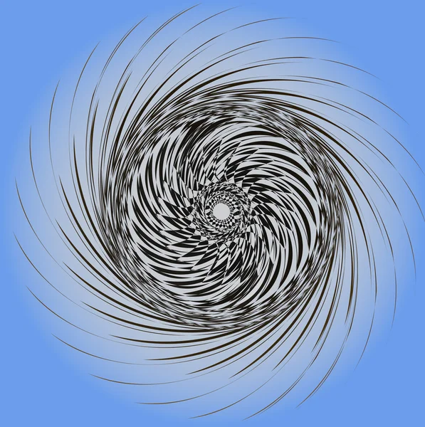 Turbilhão de cores moderno, em um fundo abstrato — Vetor de Stock