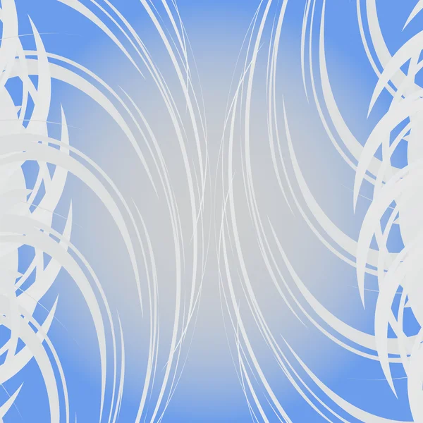 Fondo azul moderno abstracto. líneas blancas — Vector de stock