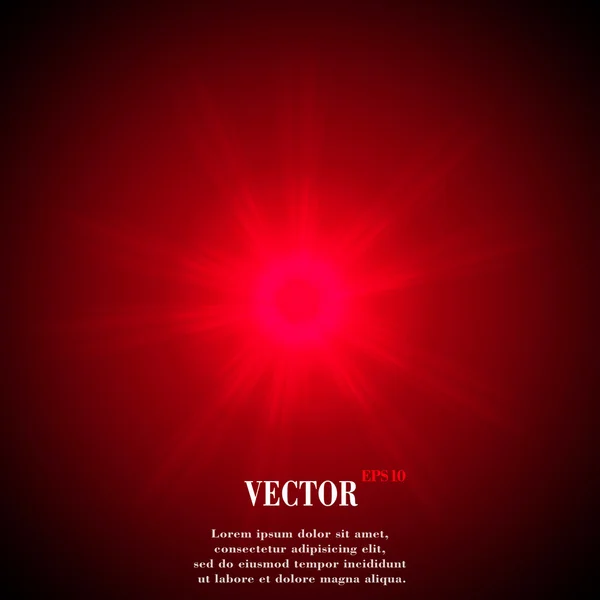 Kvalitní světelné efekty a sunburst — Stockový vektor