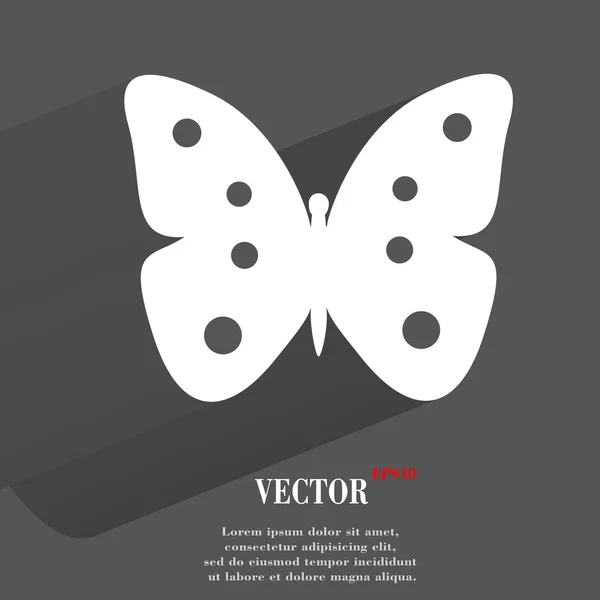 Schmetterling. Flaches modernes Design — Stockvektor