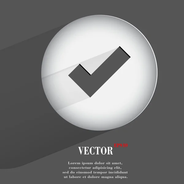 Tic. diseño moderno plano — Archivo Imágenes Vectoriales