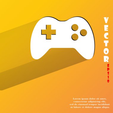 oyun oyun çubuğu simgesi. düz modern tasarım