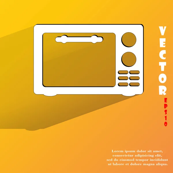 Design moderno microwave.icon.flat — Vetor de Stock