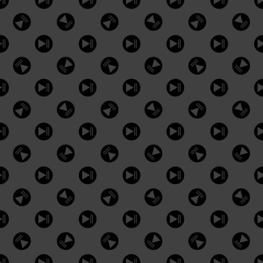 düğme web simgesi oynamak. düz tasarım. seamless modeli.