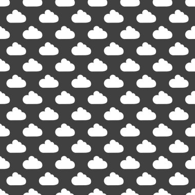 bulut dosyasi uygulaması web icon.flat tasarım. seamless modeli.