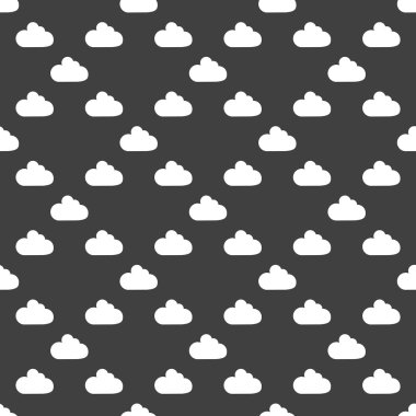 bulut dosyasi uygulaması web icon.flat tasarım. seamless modeli.