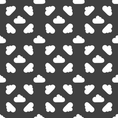 bulut dosyasi uygulaması web icon.flat tasarım. seamless modeli.