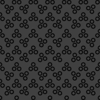 ayarları oturum web simgesi. düz tasarım. Dikişsiz desen gri.