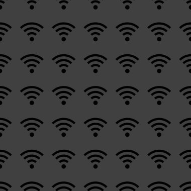 internet web simgesi. düz tasarım. Dikişsiz desen gri.