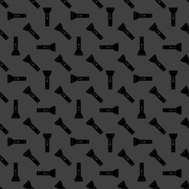 El feneri web simgesi. düz dizayn. Kusursuz gri desen.