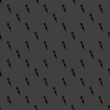 medikal termometre web simgesi. düz tasarım. Dikişsiz desen gri.