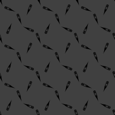 medikal termometre web simgesi. düz tasarım. Dikişsiz desen gri.