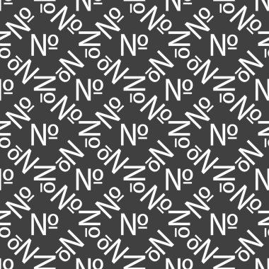 numara web simgesi. düz tasarım. seamless modeli.