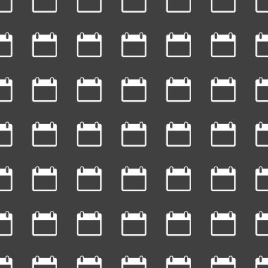 Takvimi web simgesi. düz tasarım. seamless modeli.